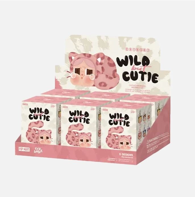 Wild But Cutie Vynil Plush Pendant Blind Box (x6)